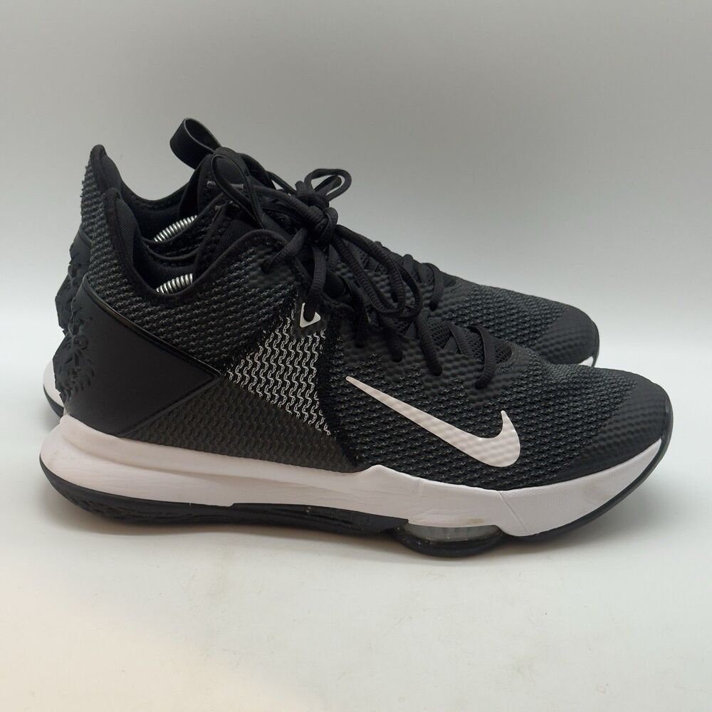 NIKE LeBron Witness IV 4 Basketball Shoes Men's 11.5 Black Mid Lace BV7427-001